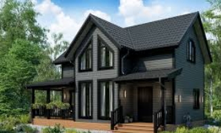 Проекты каркасных домов с террасой от 3690 рублей | Строй-Кшр