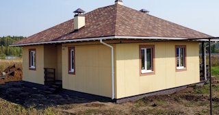 Одноэтажный дом из панелей под ключ в Кашире - Строй-Кшр от 137046 рублей