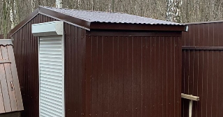 Сарай из металлопрофиля в Кашире для дачи от Строй-Кшр от 42168 рублей